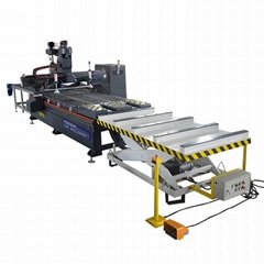 Automatic Loading and Unloading Nesting CNC Router Machine