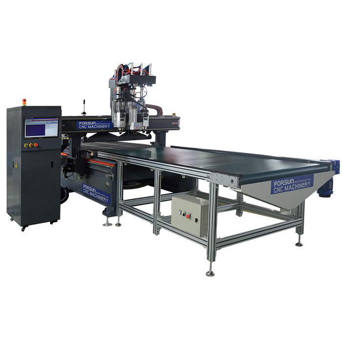 Automatic Loading and Unloading Nesting CNC Router Machine 3
