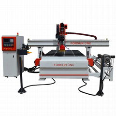 ATC CNC Wood Router Machine With Wood Duo Aggregate