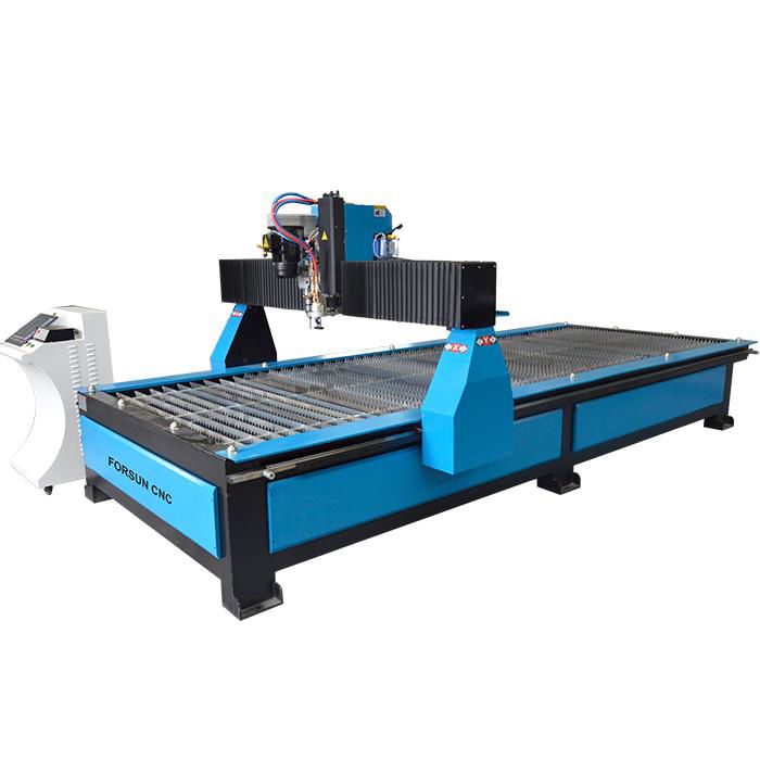 CNC Plasma Drilling & Cutting Machine with Flame Torch 2