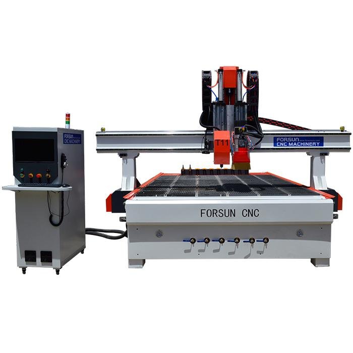 ATC CNC Oscillating Knife Cutting Router Machine with CCD Camera 4