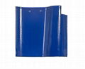 Blue color ceramic Spanish roof tile  2