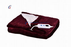 soft heat electric throw blanket