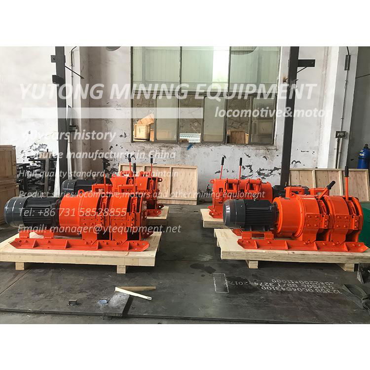 22 Kw Electric Double Drum Scraper  Mining Winch 4