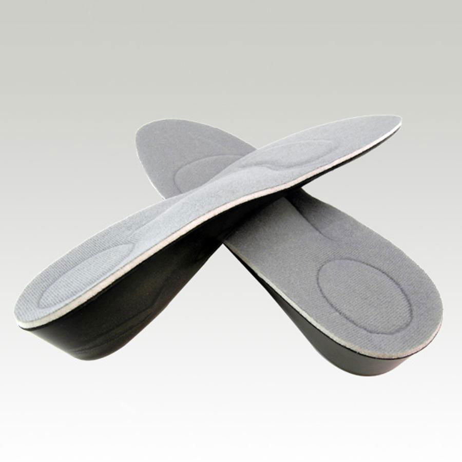 3 layers height increasing insoles with air cushion 6cm, height insole 5