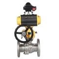 DN15-DN200 Fange Ends Pneumatic Floating Ball Valve for Gas