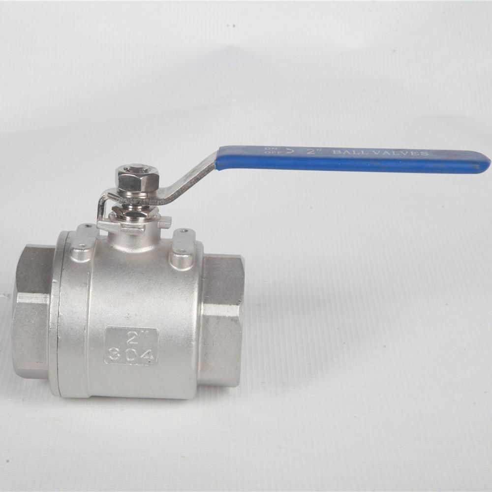 DN10-DN50 1000G Stainless Steel Thread Screw Ball Valve for Water Gas Oil 2