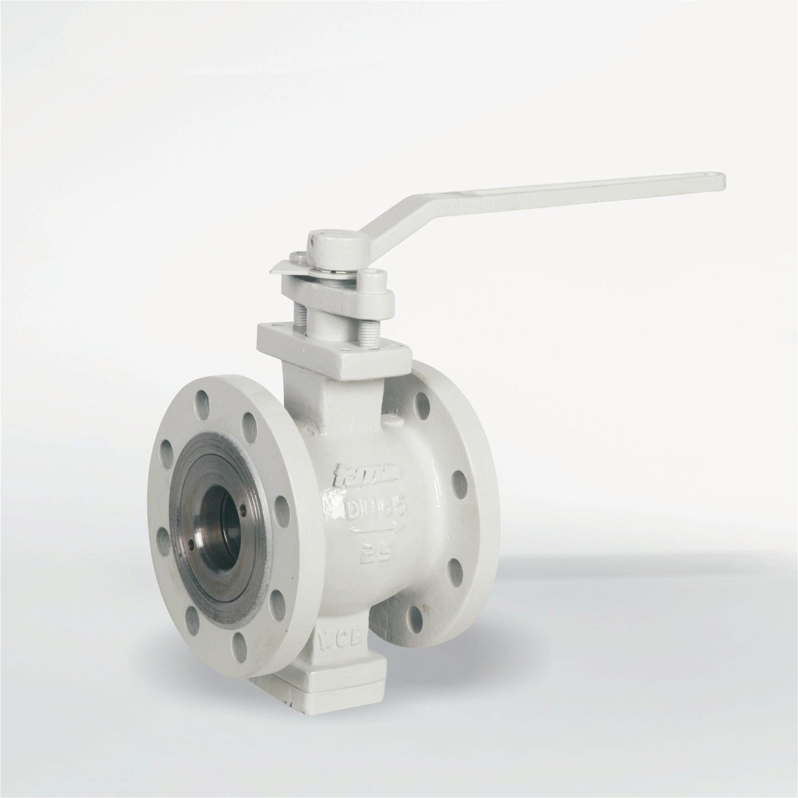 DN50-400mm WCB V Type Ball Valve for Water Oil Gas 2