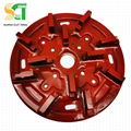 Metal bond diamond disc and resin grinding tools for granite stone slab