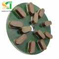 Metal bond diamond disc and resin grinding tools for granite stone slab