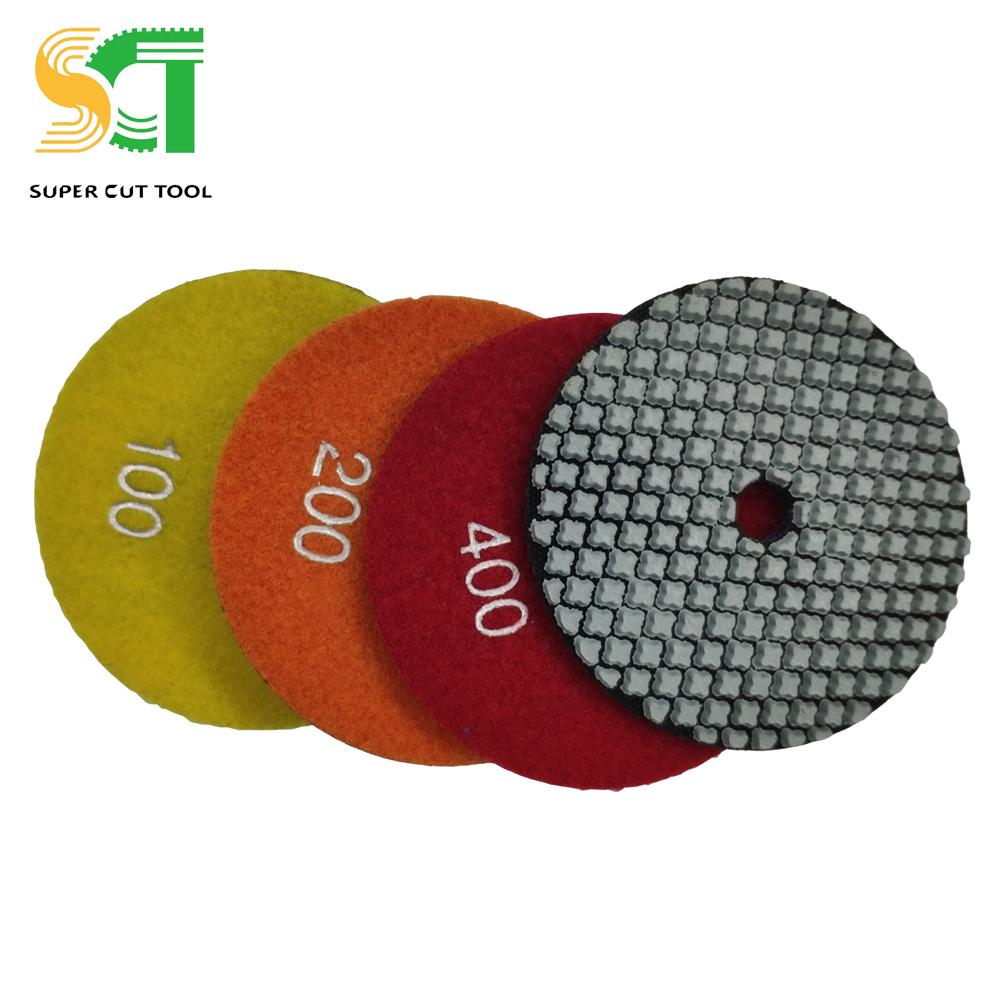 resin bond diamond polishing pad for stone edge polishing