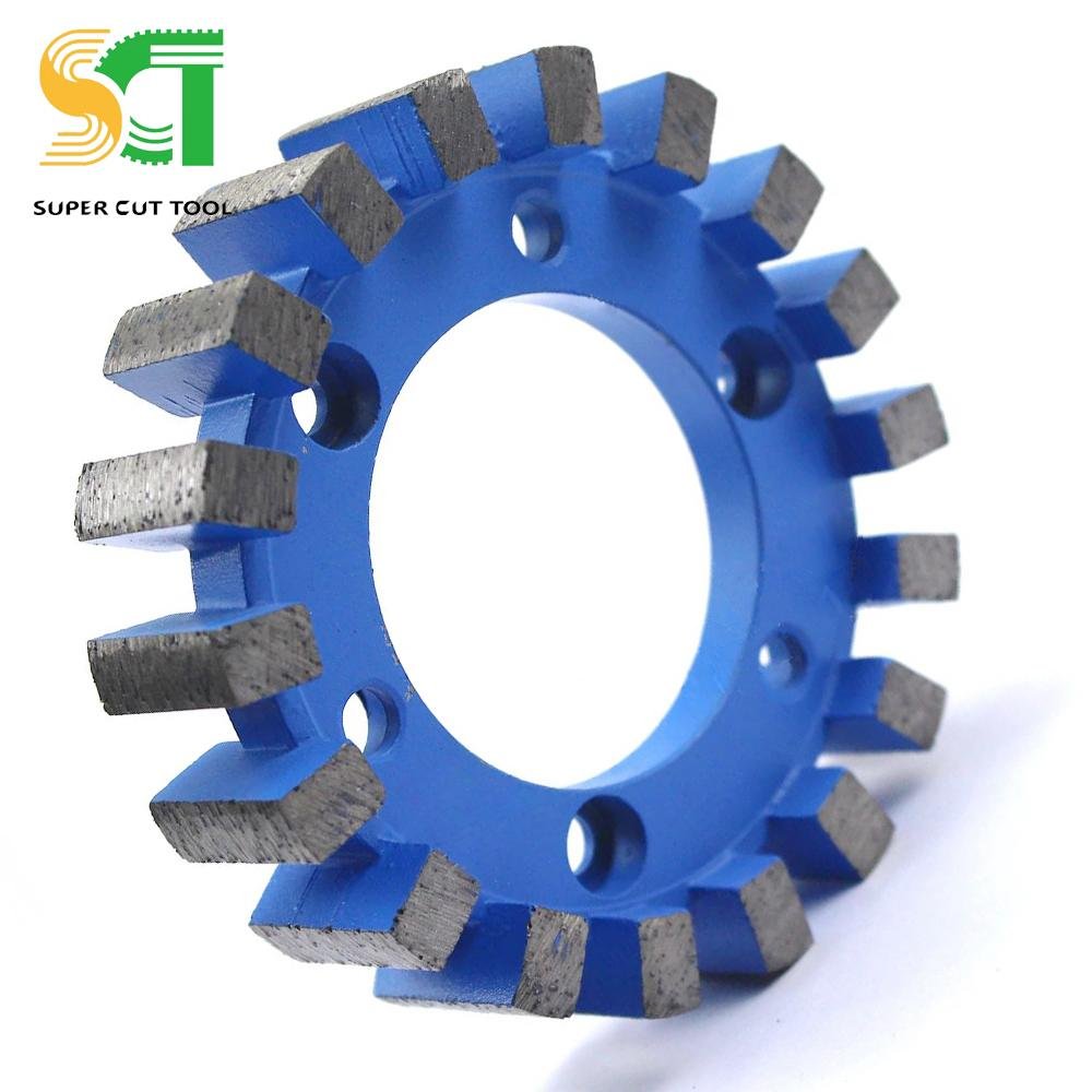 Diamond CNC profiling wheel and stubbing wheel for stone tile grinding 3