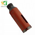 Diamond core drill bit for