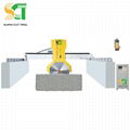 Bridge multi blade stone block cutting