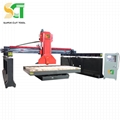 4/5 axis laser bridge saw machine for granite&marble&sandstone&limestone cutting 1