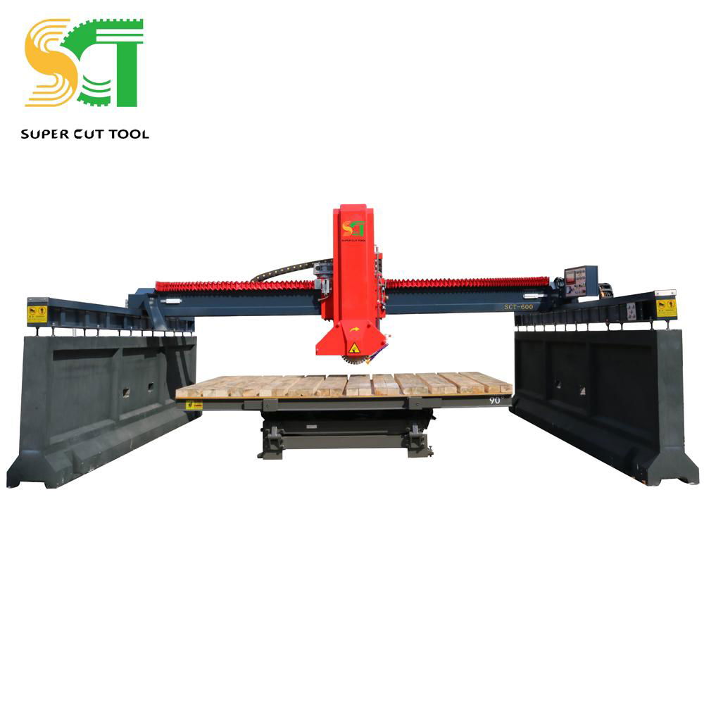 4/5 axis laser bridge saw machine for granite&marble&sandstone&limestone cutting 3