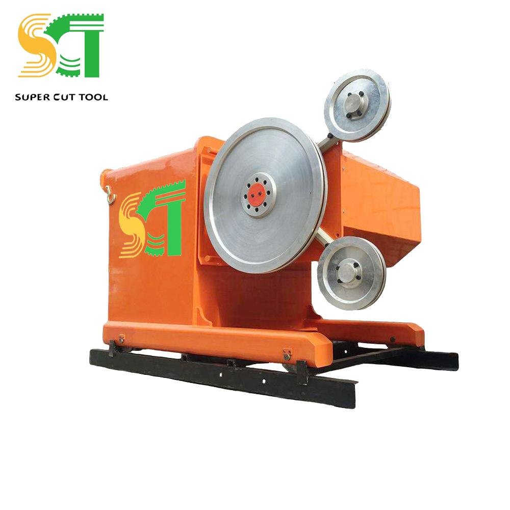 wire saw machine for stone quarrying and squaring 2