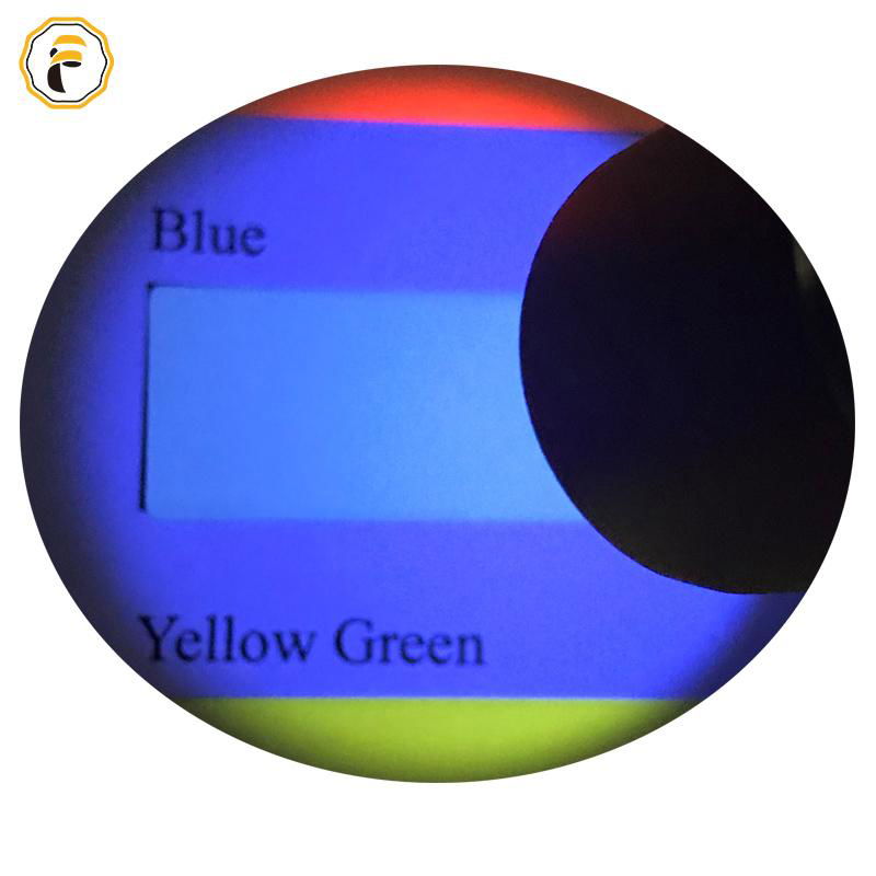 UV invisible ink for offset printing colorless to blue 2