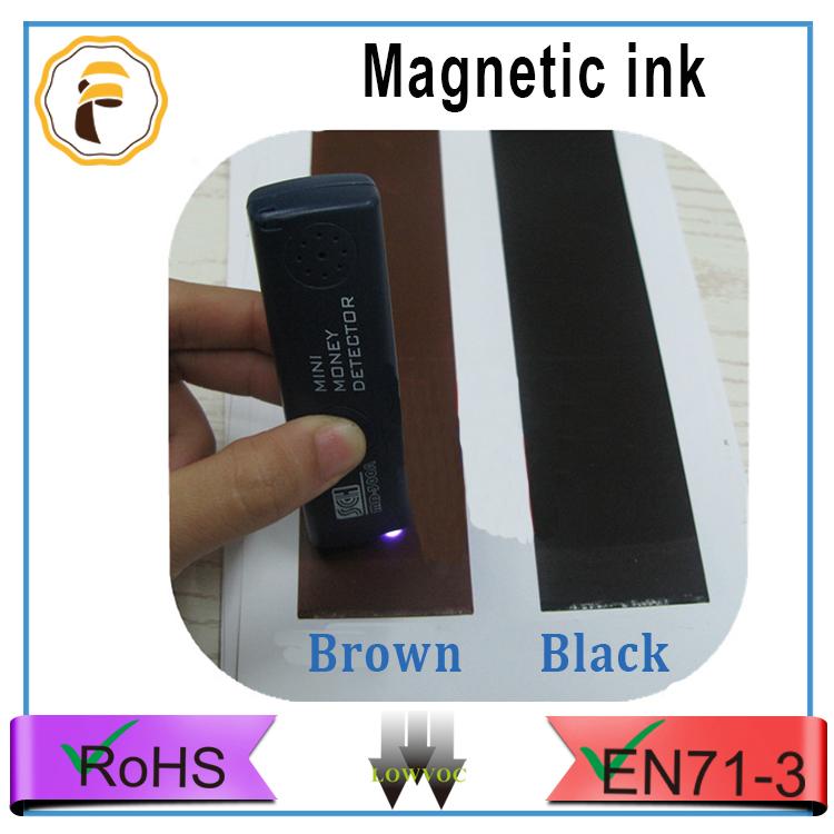 Magnetic ink for offset printing