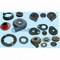 Rubber slurry pump parts   rubber pump parts   slurry pump spare parts