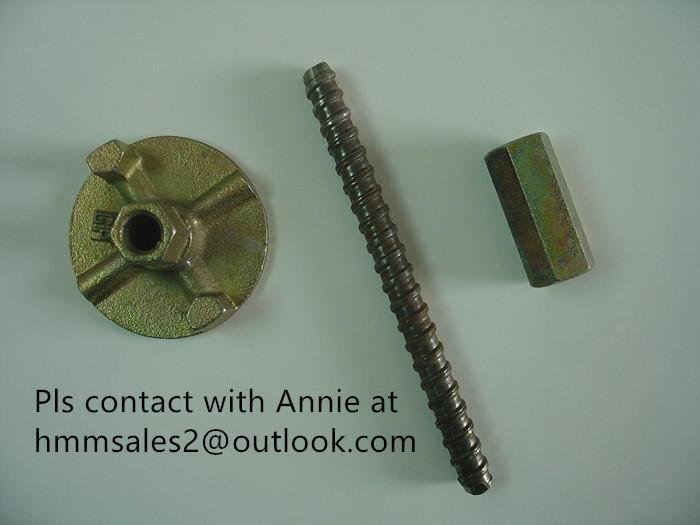 wing nut/tie nut used with tie rod in form tie system 4