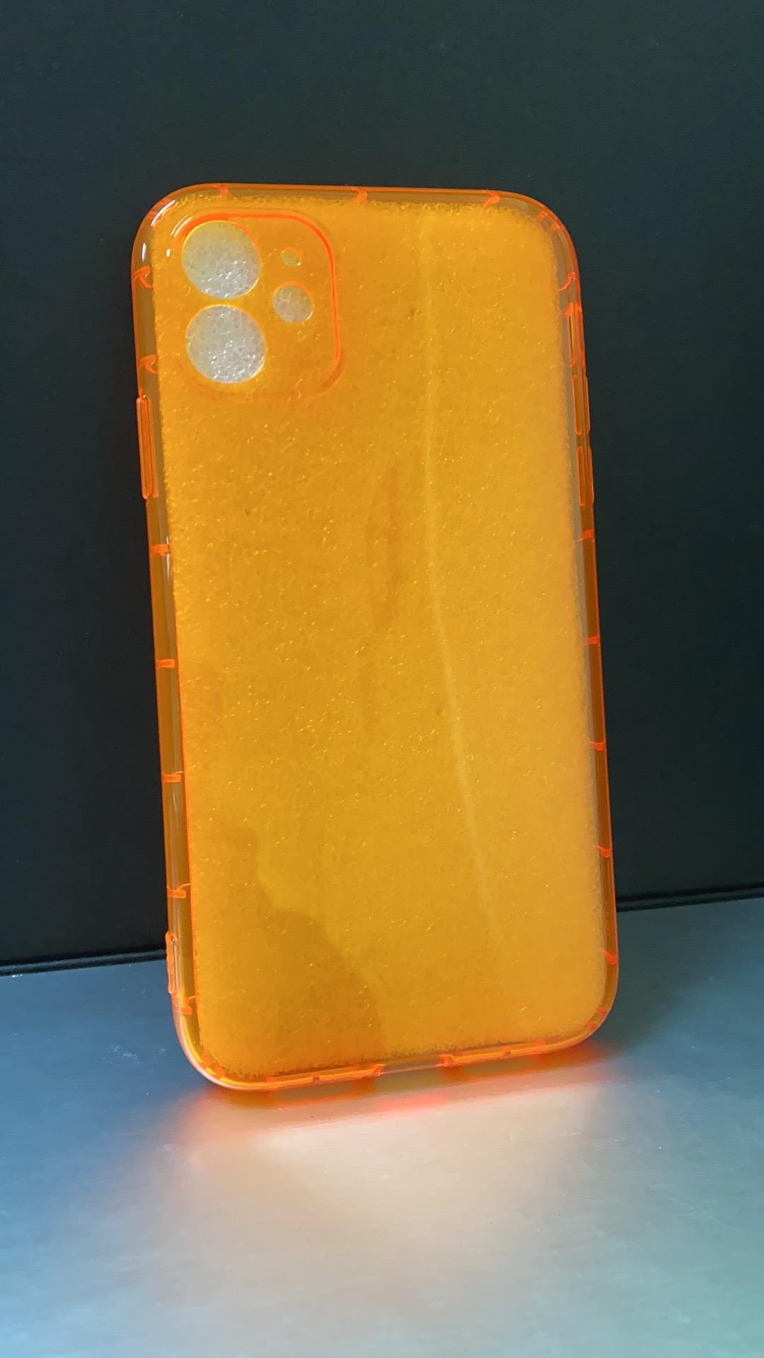 iPhone 12 case Mobile accessory fluorescence shine phone case 3