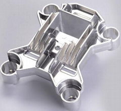 5 axis rapid prototype CNC machining  aluminump parts 