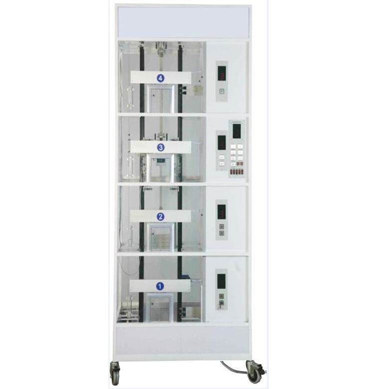 4 Floor Transparent Lift Simulator Vocational Equipment Elevator Training Model 