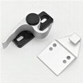 Aluminium Stamping Power Coated Window Sash Moon Lock for Window Hardware