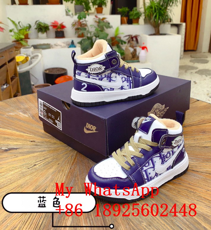 Wholesale      kids shoes      add wool kids sneakers top 1:1 quality  3