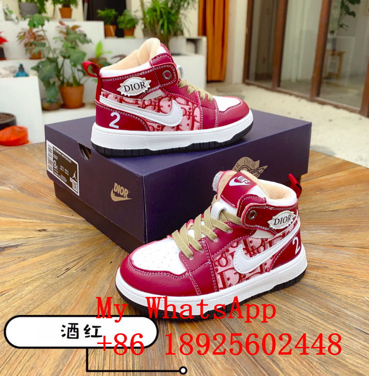 Wholesale      kids shoes      add wool kids sneakers top 1:1 quality  5