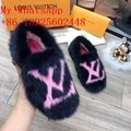 Wholesale top1:1 Louis Vuitton add wool slippers LV causal shoes high quality 