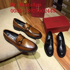 Wholesale top AAA men's Ferragam leather shoes Ferragam shoes high quality 