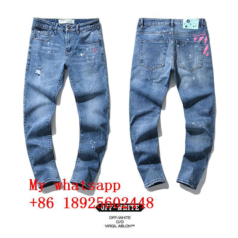 Wholesale fashion OFF-WHITE jeans OFF-WHITE jeans high quality best prices  3