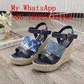 Wholesale 2021 newest Louis Vuitton slippers LV high heeled sandals  best price