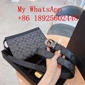 Wholesale 2021 newest TOP1:1     andbags Leather men's Bag and belt suit  14