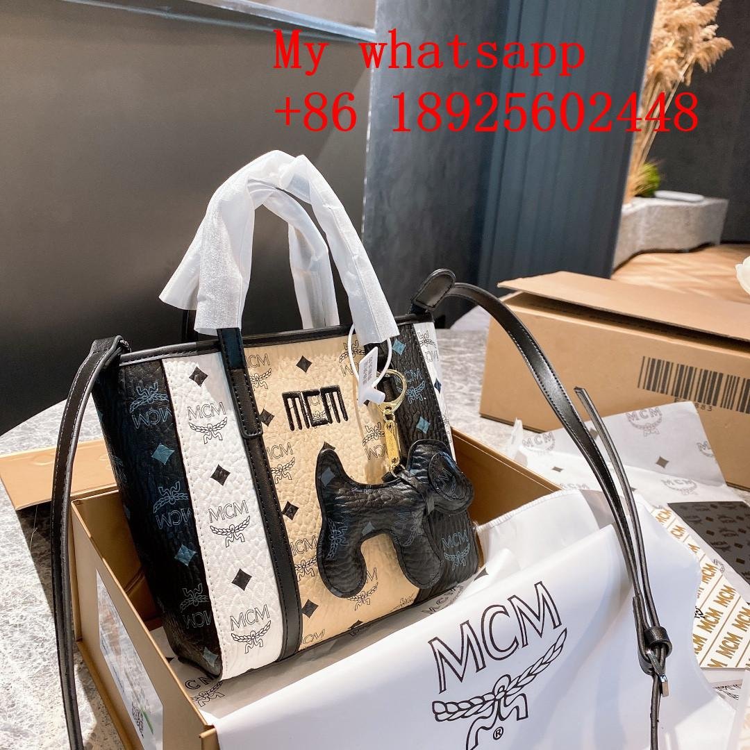 Wholesale TOP1:1 MCM handbags MCM HandbagsM  Leather Bags 3