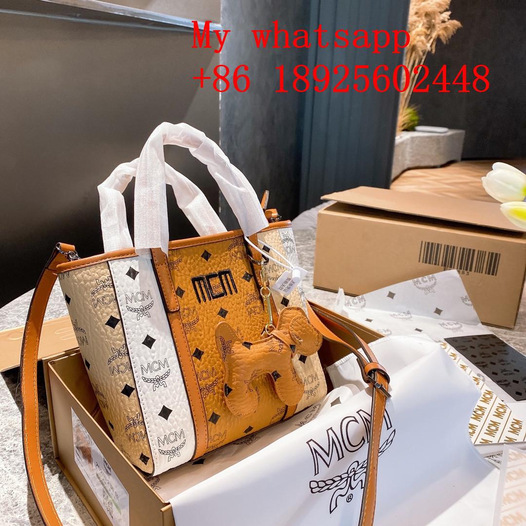 Wholesale TOP1:1 MCM handbags MCM HandbagsM  Leather Bags 5