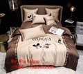 Wholesale GG Bedding set of four  top quality GG bed sheet best price  4