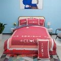 Wholesale GG Bedding set of four  top quality GG bed sheet best price 