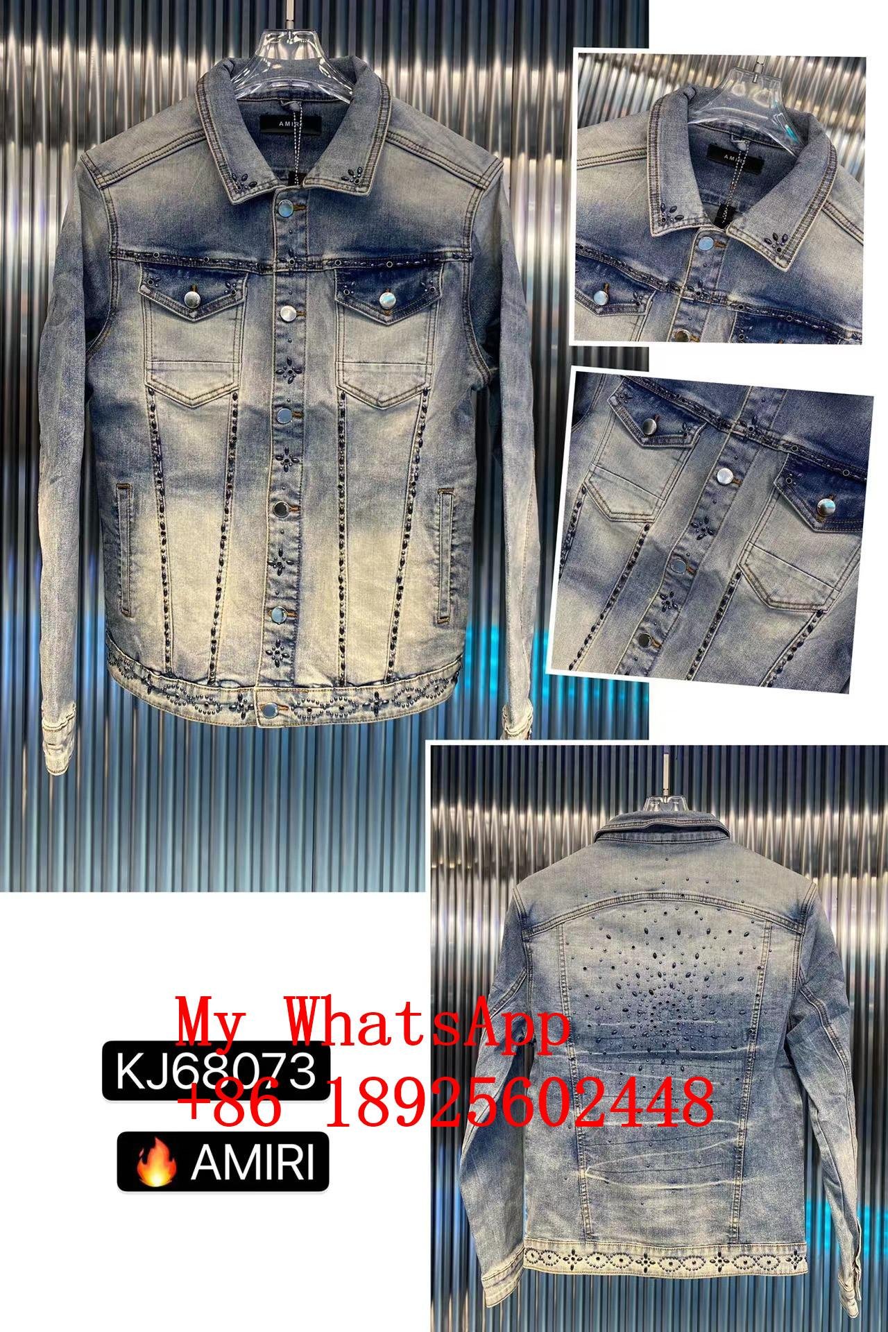 Wholesale 2021 Newest Amiri jean jacket  Amiri sweater best quality  5
