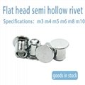 Flat head semi hollow rivet flat head semi hollow rivet semi hollow rivet 2