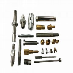 Hardware processing precision copper parts processing customized CNC CNC lathe p