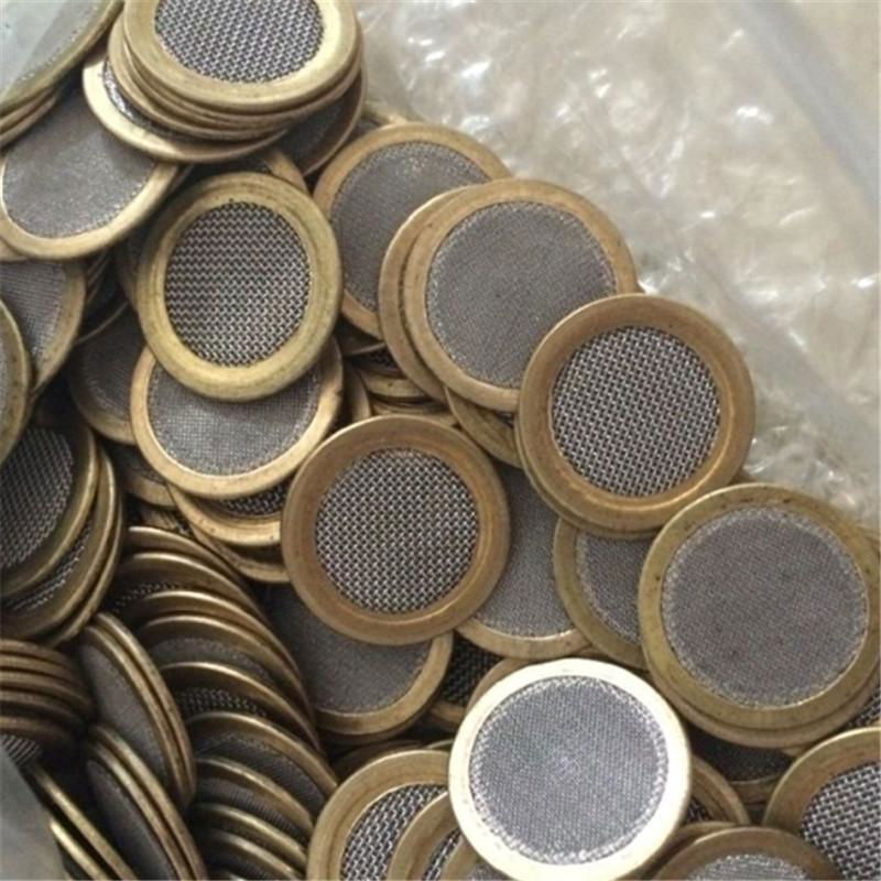 CNC machine filter vaccum cap filters brass edge filter screen  2