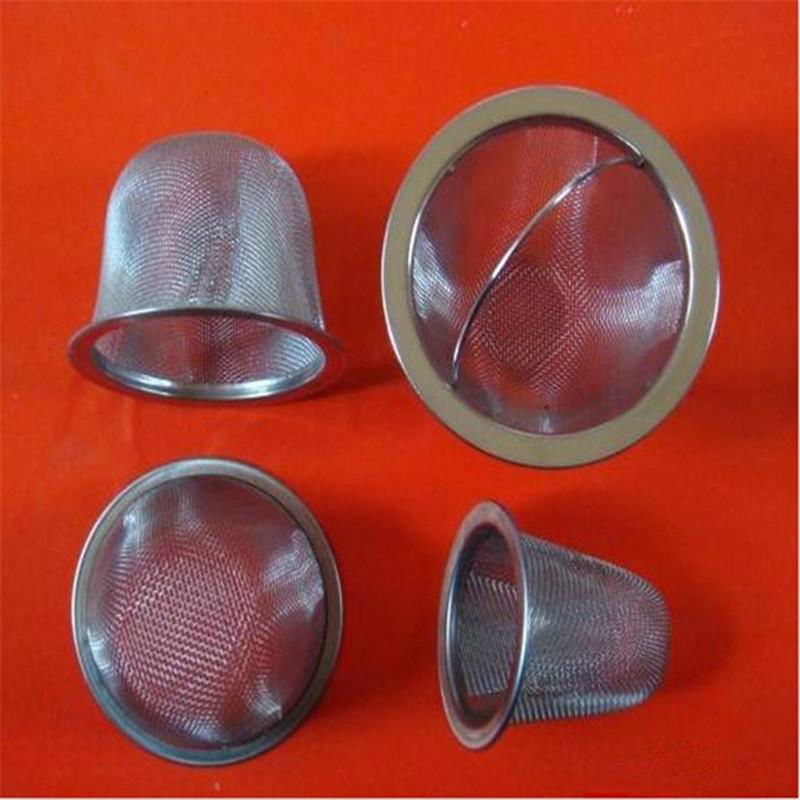 Dome strainer rimmed edge fine mesh stainless steel mesh filter 