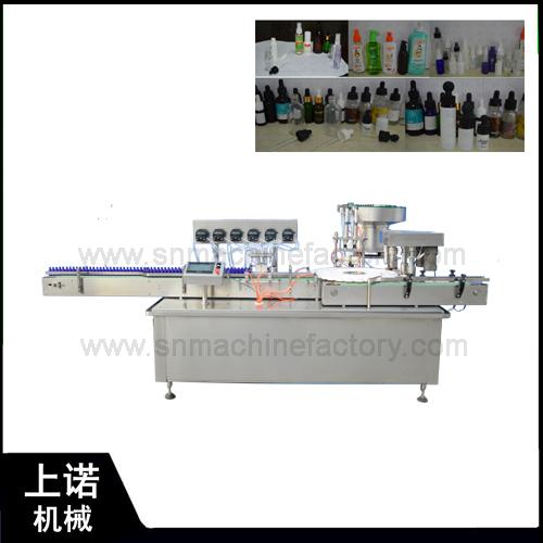 Automatic disinfection alcohol bottle spray filling machine