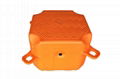 Float-orange Dock Cubes     blow molding products supplier  