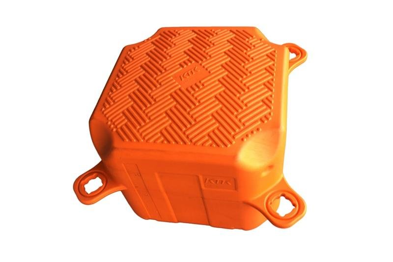 Float-orange Dock Cubes     blow molding products supplier   4