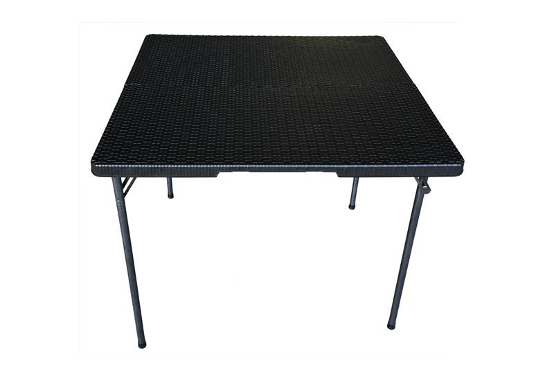 wicker folding table -35''   Plastic Furniture company   blow molding products  