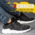 safety shoes with steel toe flyknit upper fashion 2